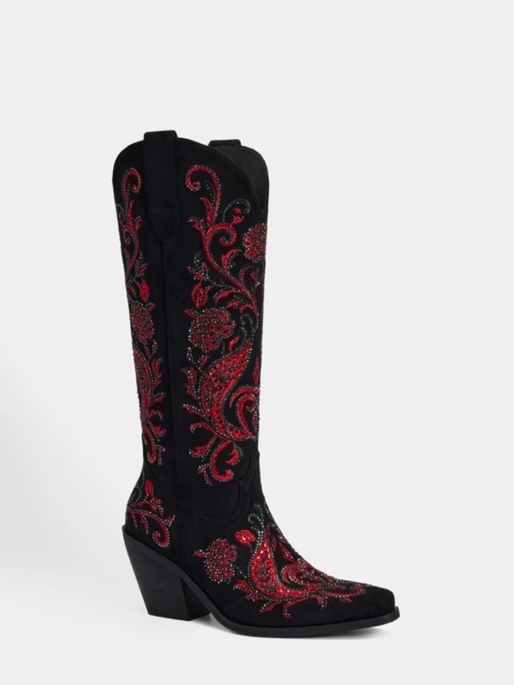 Red Women Western Cowgirl Boots